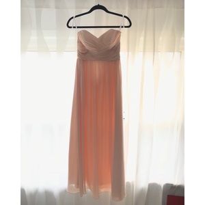 Reverly Kennedy Chiffon Dress in Blush PETITE 4